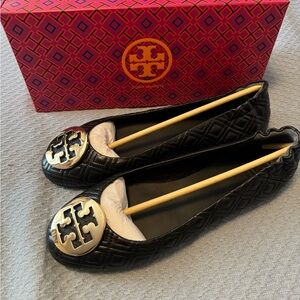 Tory Burch Quilted Minnie Travel Ballet Flat